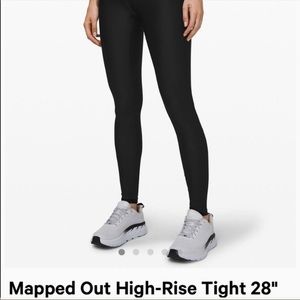 lululemon mapped out high rise black leggings
